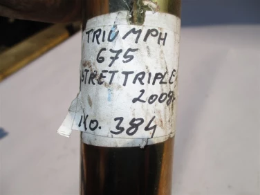 Kolektor wydechowy kolanko triumph 675 street triple 2008r