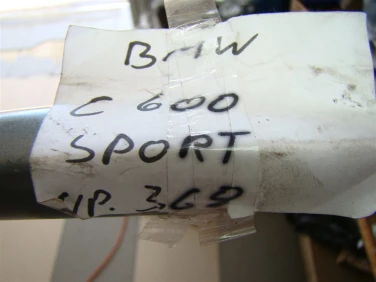 Uchwyt pasaŻera tyŁ stelaŻ bmw c600 sport