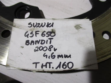 Tarcza hamulcowa tyŁ suzuki gsf 650 bandit 2008 r 4,6mm