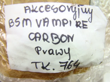 TŁumik wydech uniwersalny  bsm vampire carbon prawy