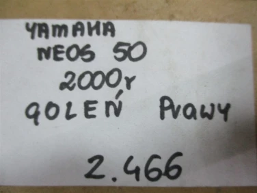 Lagi golenie zawieszenie przÓd yamaha neos 50 2000 r goleŃ prawy