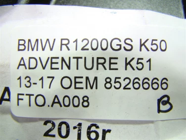 ObrĘcz rawka felga tyŁ bmw r1200gs k50 adventure k51 13-17r oem 8526666