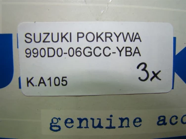Kufer kufry tyŁ suzuki pokrywa 990d0-06gcc-yba