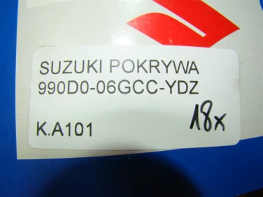Kufer kufry tyŁ suzuki pokrywa 990d0-06gcc-ydz
