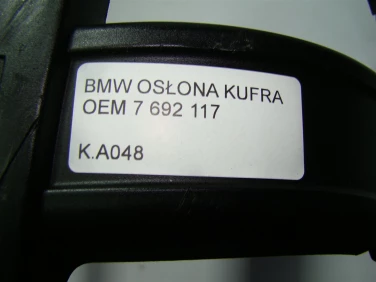 Kufer kufry tyŁ bmw osŁona kufra oem 7 692 117