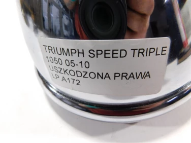 Lampa reflektor przÓd triumph speed triple 1050 05-10 uszkodzona prawa