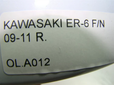 OsŁona licznik przÓd plastik kawasaki er-6 fn 09-11