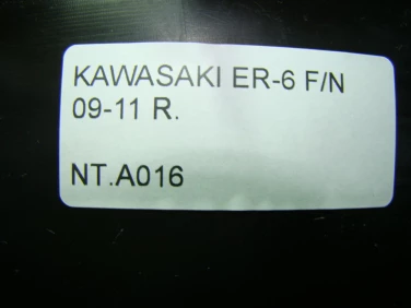 Nadkole bŁotnik tyŁ plastik kawasaki er-6 fn 09-11
