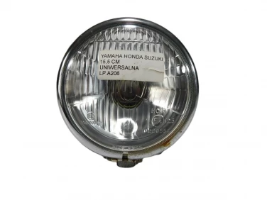 LAMPA REFLEKTOR PRZÓD YAMAHA HONDA SUZUKI 15 .5 CM UNIWERSALNA