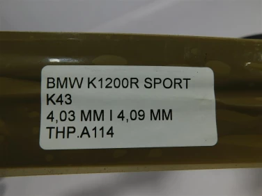 Tarcza hamulcowa przÓd bmw k1200r sport k43 4.03mm 4.09mm