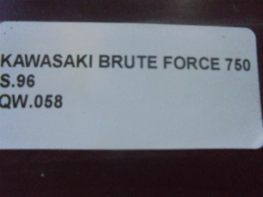 WypeŁnienie plastik  kawasaki kvf 750 brute force