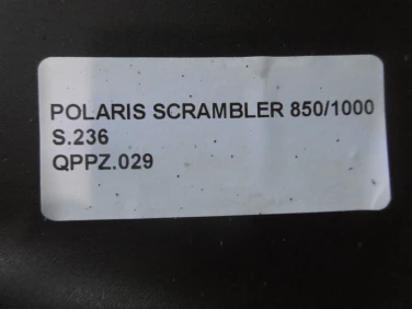 Pokrywa paska zew polaris sportsman 550 850 1000