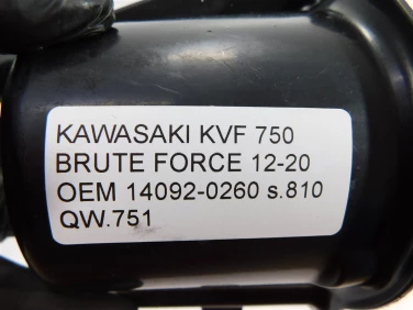 WypeŁnienie plastik kawasaki kvf 750 brute force 12-20 oem 14092-0260