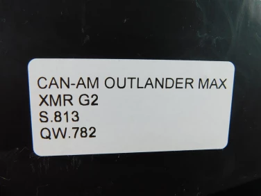 WypeŁnienie plastik can-am outlander max xmr g2 