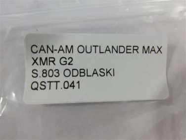 StelaŻ tyŁ tylni can-am outlander max xmr g2 odblaski