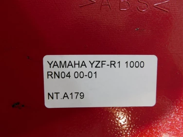 Nadkole bŁotnik tyŁ plastik yamaha yzf-r1 1000 rn04 00-01