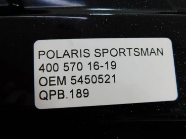 Plastik boczny owiewka polaris sportsman 400 570 16-19 oem 5450521
