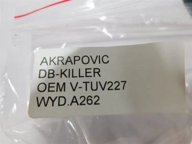 Wydech koŃcowy tŁumik akrapovic db-killer oem v-tuv227