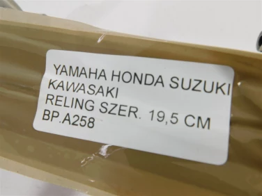 BŁotnik przÓd przedni yamaha honda suzuki kawasaki reling szer 19.5cm