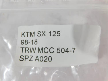 SprzĘgŁo napĘd ktm sx 125 98-18 trw mcc 504-7