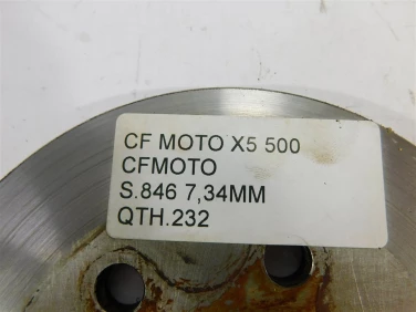Tarcza hamulec cf moto x5 500 cfmoto 7.34mm