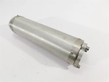 Wydech koŃcowy tŁumik yamaha honda kawasaki suzuki e3 1079 dŁ 43cm Śr 10cm rozst 8x8x8cm otwÓr 65mm koŁnierz otworÓw 77mm