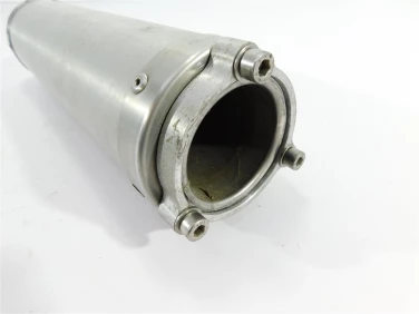 Wydech koŃcowy tŁumik yamaha honda kawasaki suzuki e3 1079 dŁ 43cm Śr 10cm rozst 8x8x8cm otwÓr 65mm koŁnierz otworÓw 77mm