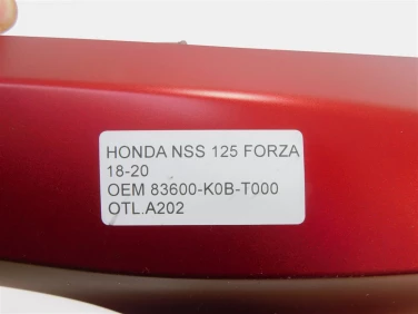 Ogon owiewka tyŁ lewy honda nss 125 forza 18-20 oem 83600-kc8-t000