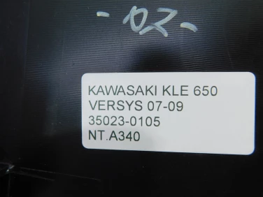 Nadkole bŁotnik tyŁ plastik kawasaki kle 650 versys 07-09 35023-0105