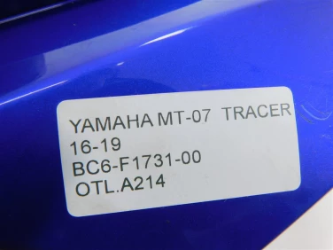 Ogon owiewka tyŁ lewy yamaha mt-07 tracer 16-19 bc6-f1731-00