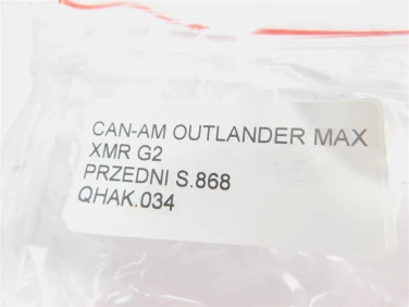 Hak kula zaczep can-am outlander max xmr g2 przedni