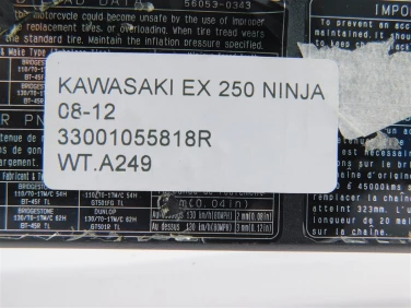 Wahacz tyŁ zawieszenie kawasaki ex 250 ninja 08-12 33001055818r