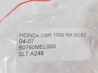 Set podnÓŻek lewy tyŁ honda cbr 1000 rr sc57 04-07 50760mel000