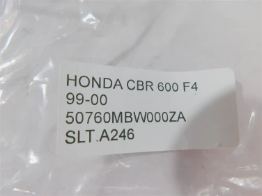 Set podnÓŻek lewy tyŁ honda cbr 600 f4 99-00 50760mbw000za