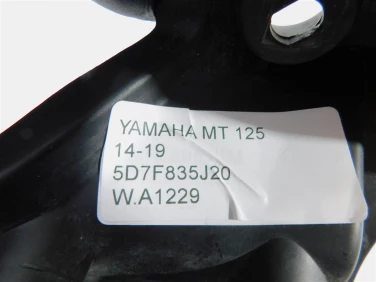 Plastik wypeŁnienie owiewka yamaha mt 125 14-19 5d7f835j20