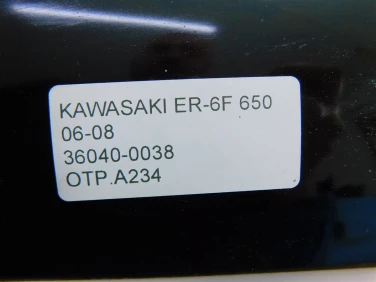 Ogon owiewka tyŁ prawy kawasaki er6f 650 06-08 36040-0038