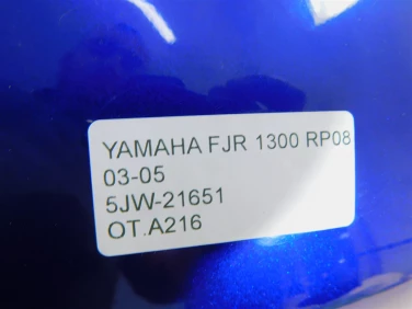 Ogon owiewka tyŁ yamaha fjr 1300 rp08 03-05 5jw-21651