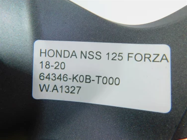 Plastik wypeŁnienie owiewka honda nss 125 forza 18-20 64346-k0b-t000