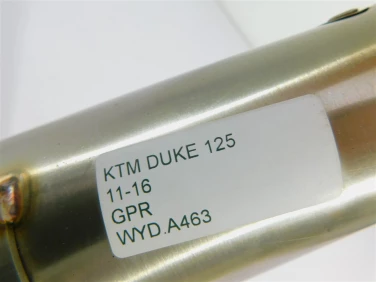 Wydech koŃcowy tŁumik ktm duke 125 11-16 gpr