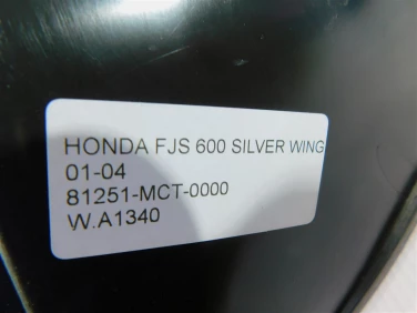 Plastik wypeŁnienie owiewka yamaha fjs 600 silver wing 01-04 81251-mct-0000