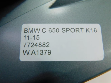 Plastik wypeŁnienie owiewka bmw c 650 sport k18 11-15 7724882