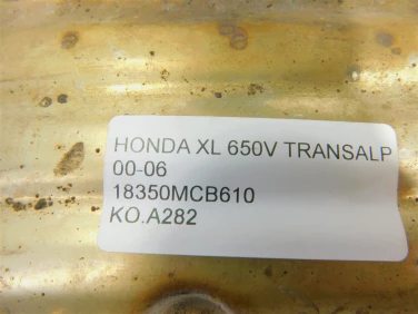 Kolanko kolektor wydech honda xl 650v transalp 00-06 18350mcb610