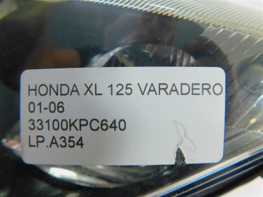 Lampa reflektor przÓd honda xl 125 varadero 01-06 33100kpc640