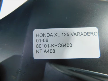 Nadkole bŁotnik tyŁ plastik honda xl 125 varadero 01-06 80101-kpc6400