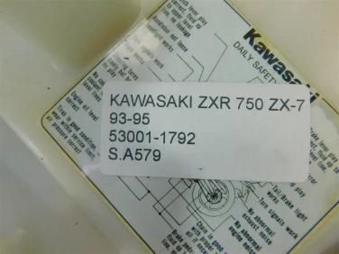 Siedzenie kanapa fotel kawasaki zxr 750 zx-7 93-95 53001-1792