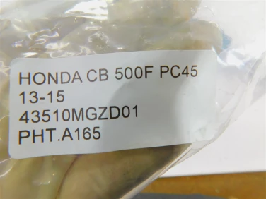 Pompa hamulcowa tyŁ honda cb 500f pc45 13-15 43510mgzd01