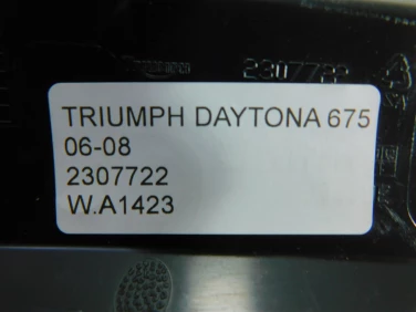 Plastik wypeŁnienie owiewka triumph daytona 675 06-08 2307722