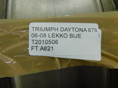 Felga koŁo tyŁ triumph daytona 675 06-08 lekko bije t2010506