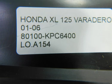 ŁĄcznik ogon plastik tyŁ honda xl 125 varadero 01-06 80100-kpc6400