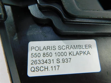 Schowek plastik polaris scrambler 550 850 1000 klapka 2633431